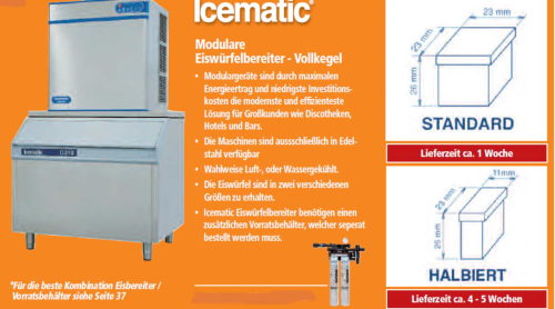 N 302 M und N 302 MW Modulare Eiswürfelbereiter Vollkegel-N302MM-icematic N 302 M und N 302 MW Modulare Eiswürfelbereiter Vollkegel-N302MM--icematic