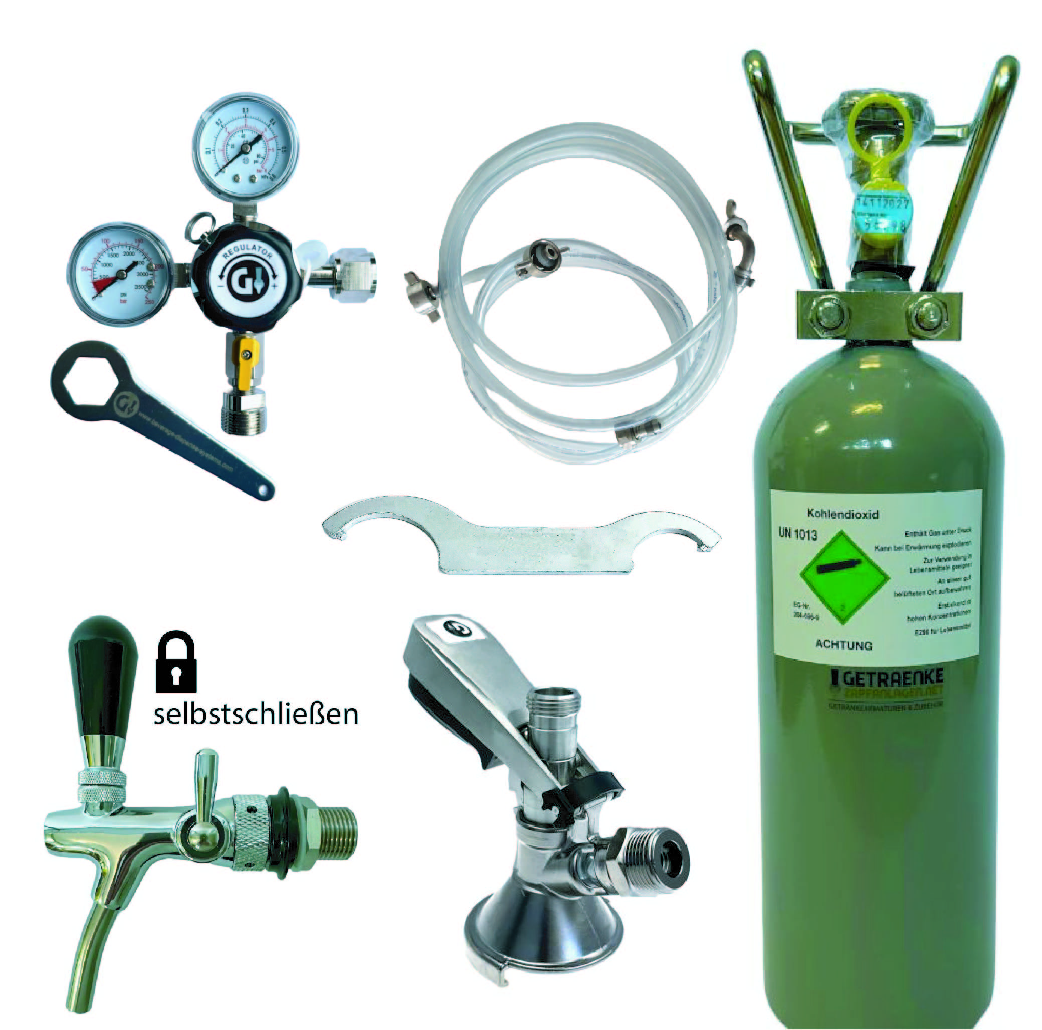 Bierdispenser accessoireset Bierdispenser accessoireset