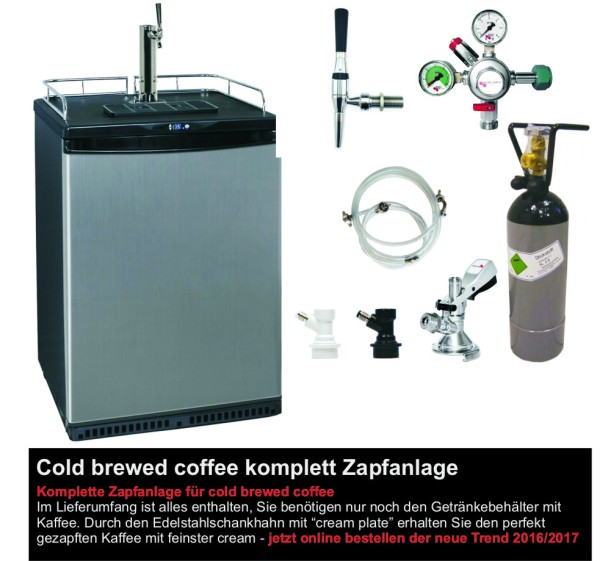 cold brewed coffee nitro tap