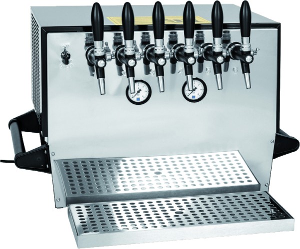 Top barkoeler Craft Beer Cooler 6-pijps, 90 liter/uur